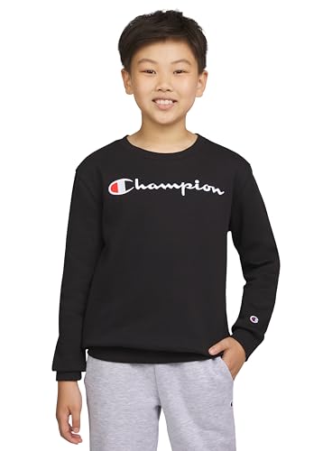 Champion Boys Sweatshirt for Kids Pullover Fleece Crewneck Sweater