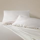LilySilk Pillow Insert with 100% Silk Filled Soft Bed Pillows Comfort Bedding Silk Weight 1KG Standard 20x26 inch