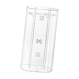 Ailan Schmuckorganizer, Halskettenhalter, staubdichter Armbandhalter, drehbarer, transparenter Acryl Schmuckorganizer zur Aufbewahrung von Halsketten und Armbändern, ideal für Kosmetikgeschäfte, Läden