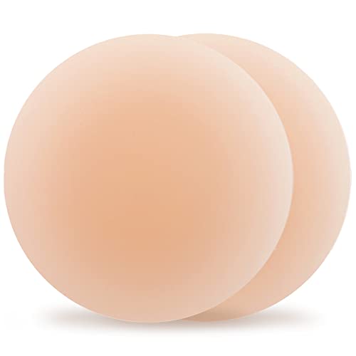 Neats Nipple Cover - 1 Pair, Reusable & Hypoallergenic Sticky Adhesive Silicone Nipple Covers, Strapless Bra Nipple Pasties For Dress Or Lingerie - Breast Concealer Pasty For Women With Fashion Tape… #TOP13