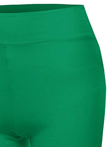Women's Basic Solid Premium Cotton High Rise Bike Shorts4