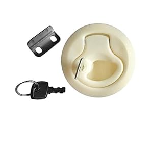 Rond Deck Hatch Flush Pull Klink Turning Lock Lift Handle Boot Marinier Hardware Accessoires