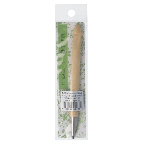 Crochet Tunisien Interchangeable ChiaoGoo en Bambou 14,5 cm 10 mm