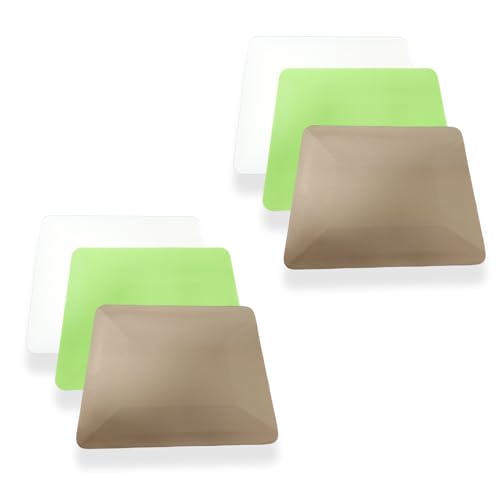 Image of Window Tint Tools 6Pcs Window Tint Squeegee Plastic Hard Card Squeegee Window Tint Kit for Window Tinting Application