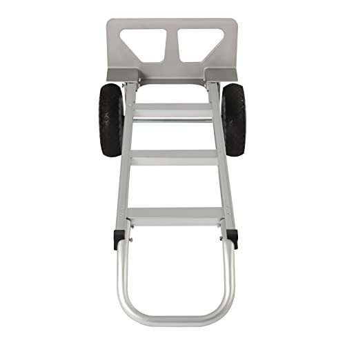 Carretilla de Mano Resistente Capacidad 500 lbs Plata miniatura 4