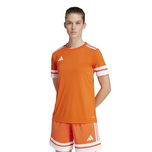 adidas Damen Squadra25 Jersey Short Sleeve Shirt, Team orange/White, XS – Ansicht 2