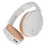 Skullcandy Hesh ANC Wireless Over-Ear Bluetooth Headphones, Active Noise Cancelling, Up to 22 Hrs Battery, Foldable Lightweight Design, Microphone for iPhone Android - Mod White