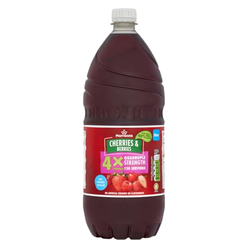 Morrisons Cherries & Berries Quad Concentrate Squash 1.5L
