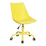 Fácil ajuste de altura: al empujar la sola palanca debajo de esta silla giratoria de malla, puedes bloquear y liberar la silla para encontrar la mejor posición de asiento. La altura total se puede personalizar entre 31.4 y 35.5 pulgadas para que coincida perfectamente con tus necesidades.