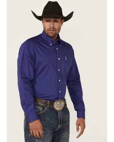 Cinch Men's Purple Modern Fit Button Down Shirt2