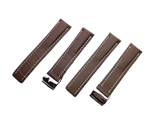 Bracelet haut de gamme en silicone compatible Breitling Navitimer World de précision - 5