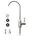 Drinking Water Faucet, Kitchen Sink Faucet Beverage Faucet for Drinking Water Purifier Filter Filtration System, 1/4-inch Tube, Lead-Free, Brushed Stainless Steel By KINGLEV