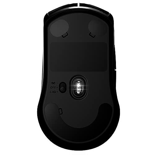 SteelSeries Rival 3 Wireless - Souris Gamer - Plus de 400 Heures d'autonomie - Dual Wireless 2,4 GHz et Bluetooth 5.0-60 Millions de clics Noir