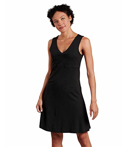 Toad&Co Rosemarie Sleeveless Dress Black XL