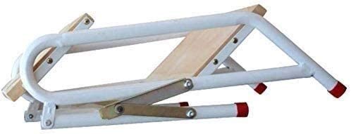 Taburete escalonado transformable en silla plegable con estantes prácticos 2