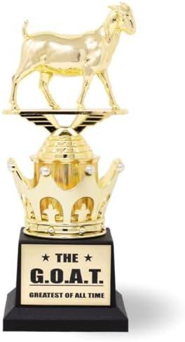 GOAT Trophy | GOAT Award | Greatest Of All Time Trophy | Available In - View #8