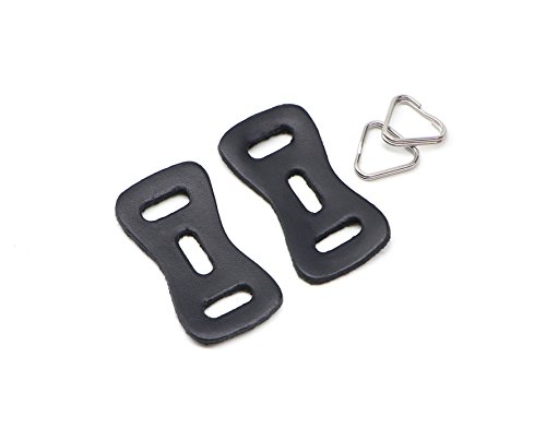 Hithut Camera Strap Stainless Steel Triangle Split Ring Hook With Leather Protector Cover Pad Set For Dslr Rf Mirrorless Camera #TOP5