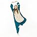 WEIYIing Ronflex Kigurumi XXL Costume de Dessin animé Onesies pour Femmes Adultes Pyjama vêtements de Nuit Anime Hommes garçon Filles Pijamas Polaire Une pièce Body-Snorlax ONÉSIES_M