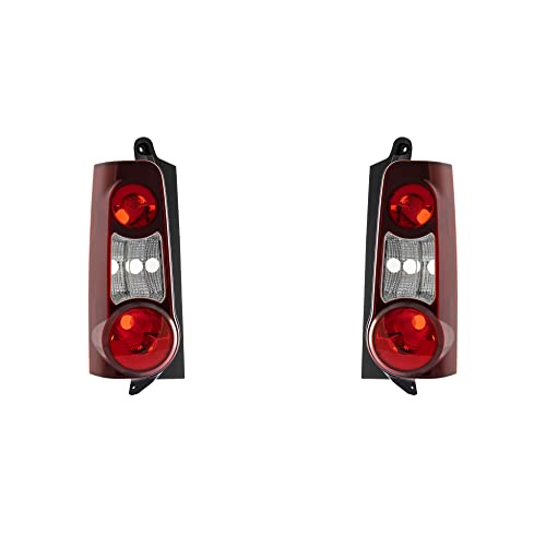 Jeu de feux arrière arrière droit et gauche pour modèle Berlingo (B9) année de construction : 03/2012 > Partner plastique sans support de lampe Cover