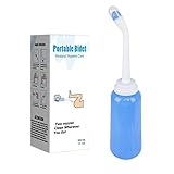 Reusable Vaginal Douche Cleaner for Women Portable Perineal Bottle Vaginal Cleansing System Vaginal Cleaner Bidet Bottle Sprayer Peri Bottle Irrigator Anal Douche Cleaning Kit Vaginal Enema Cleanser