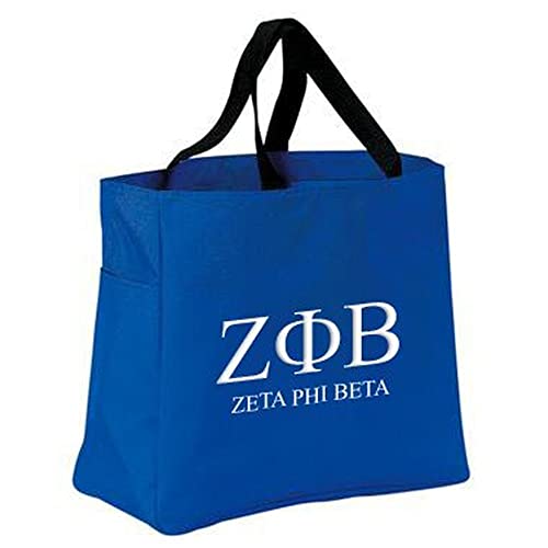 Greekgear Zeta Phi Beta Pack N' Play Tote Royal Blue