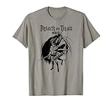 Attack on Titan Eren and Titan Anime Silhouette T-Shirt