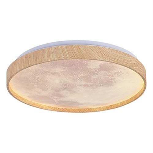 Plafonnier LED rond 49cm lune pour remplacer un éclairage trop agressif