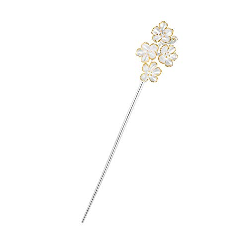 Bijoux pour chignon de mariée fleur en argent S925 cadeau idéal femme