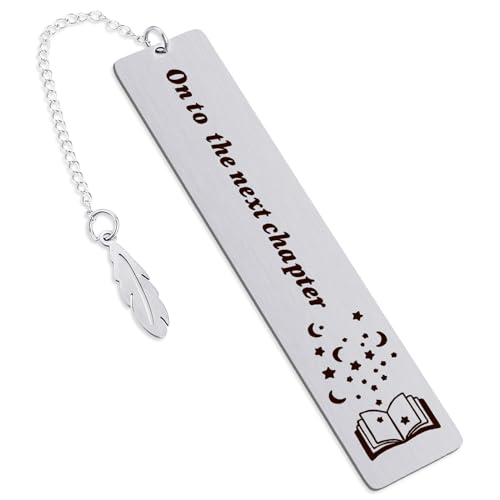 Dimeho Funny Bookmarks Metal Book Mark Reading Gifts for Book Lovers Page Markers for Reader Friends Bookworms Bookish Increasing Reading Interest Book Club Graduation Valentine's Day Present