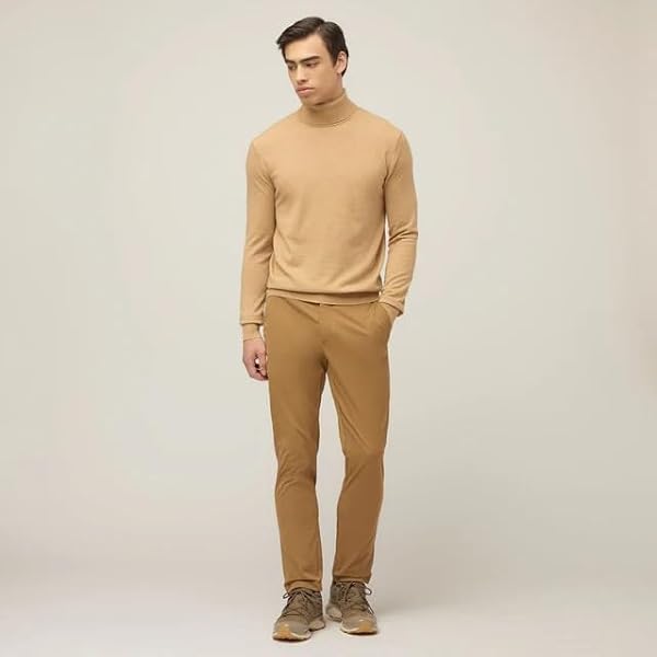 Tilley Stretch Merino Turtleneck, Camel, Medium by Tilley - Image 4