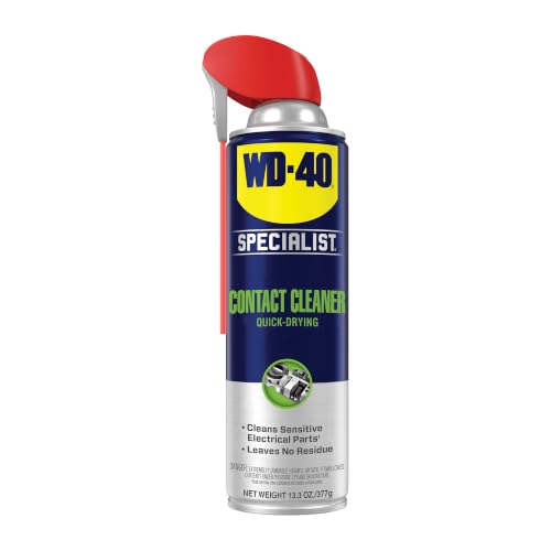 WD-40 Specialist Contact Cleaner, Fast-Dry, No-Residue, 13.3 OZ [1-Pack]