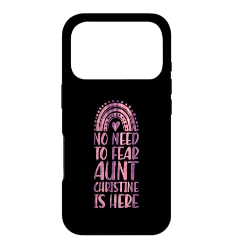No Need To Fear Aunt Christine Is Here �t�@�[�X�g�l�[�� ���C���{�[ �X�}�z�P�[�X iPhone 17 Pro �p