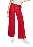 im Regular Fit s.Oliver Damen Regular Fit: Wide Leg-Jeans red 38