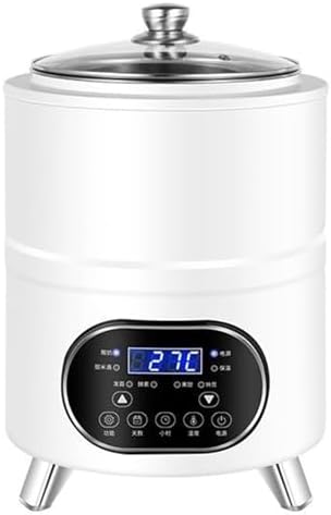 Digital Fermentation Machine, 8L/12L Yogurt Maker with Timer, Adjustable Thermostat 25-80°C for Fermented Milk, Sweet Rice Wine & Fruit Salad, Black