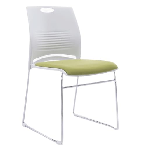 FUKEFUZ Silla Escritorio Oficina Juvenil Ergonomica Giratoria Despacho Chair,Silla Computadora para El Hogar,Duradera Y Estable,con Cojín Suave,para Computadora,Casa,Estudio,Dormitorio (Green,A_5)