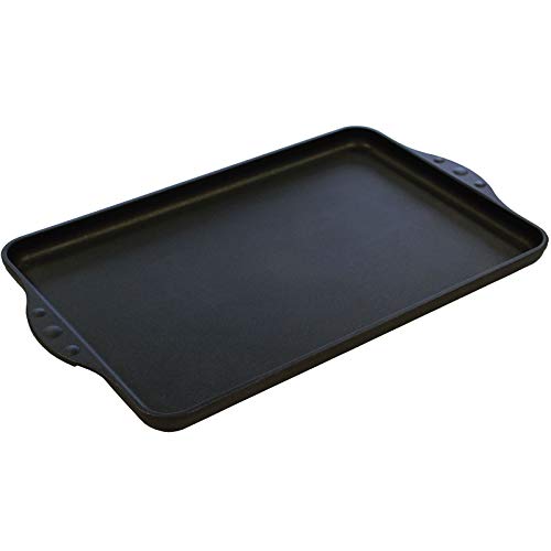 Eurolux Teppanyaki Grillplatte 43 x 28 cm - alle Herdarten inkl. Induktion - Anfihaftversiegelung - Glatte Keramik-Oberfläche - Made in Germany - Aluguss PFOA frei Cover