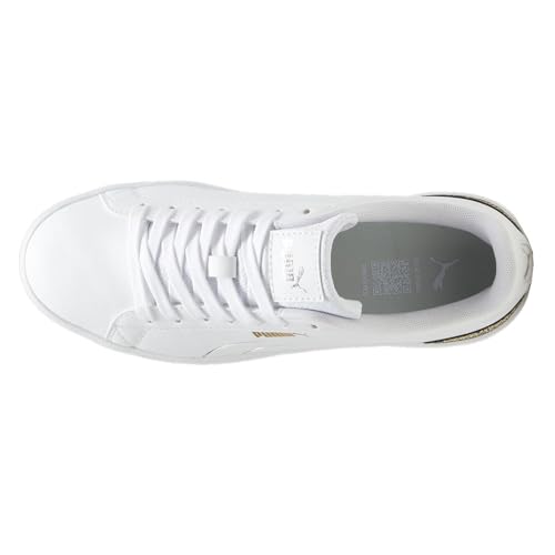 PUMA Womens Vikky V3 Metallic Shine Lace Up Sneakers Shoes Casual - White4