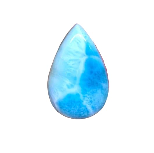 Larimar véritable 26x17x6mm : fini les pierres ternes pour vos créations de bijoux