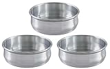Stackable Dough Pan, 48oz, Alu, SET OF 3