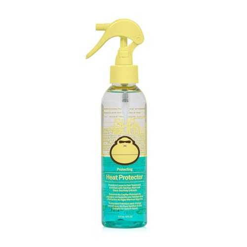 Sun Bum Heat Protector Spray – Leave-in-Haarpflege für alle Haartypen – Vegan & ohne Tierversuche – 177 ml