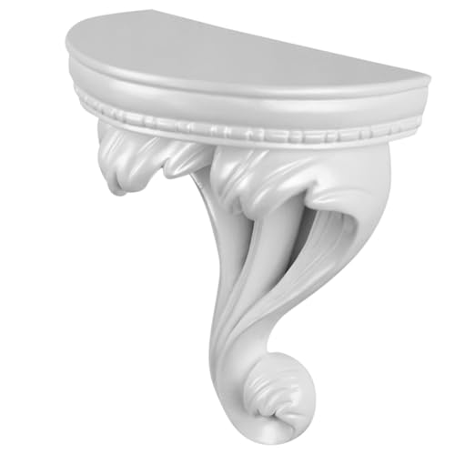 Étagère Murale en Résine Blanche Support de Rangement Compact - 2