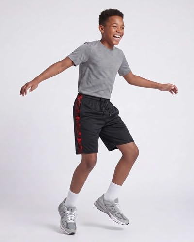 Image of 5 Pack Boys' Mesh Athletic Shorts Basketball Kids Soccer Sports Pockets