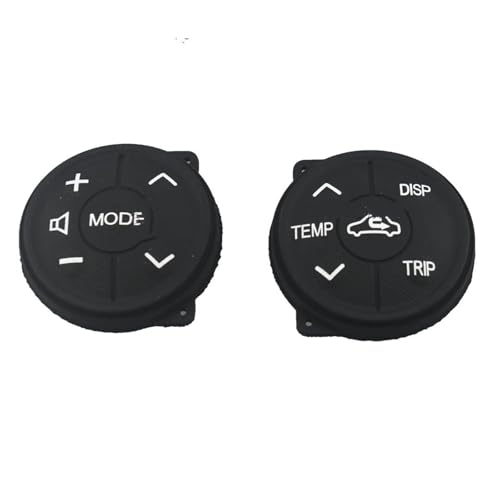 Commandes de volant en caoutchouc pour Toyota Prius C à finition durable