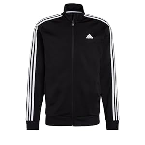 adidas male Adult Essentials Warm-up 3-stripes Track Top Sweatshirt