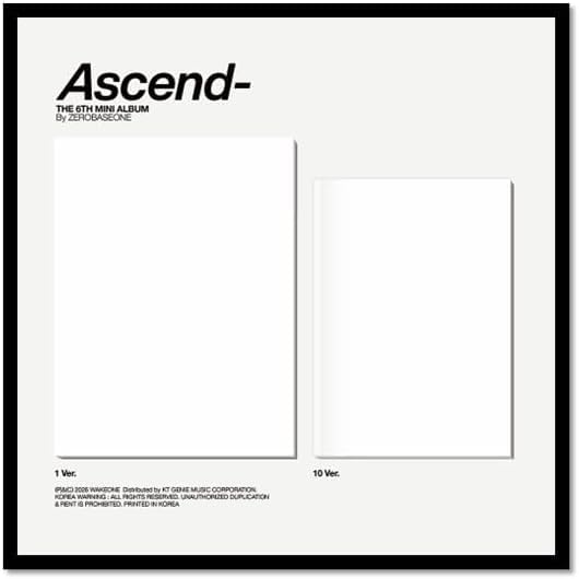ZEROBASEONE Ascend Photobook Ver. 6ème mini album avec cartes photo