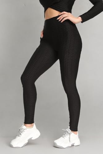 JGS1996 Scrunch Butt Lifting Leggings with Pockets for Women High Waist Peach Lift Compression Leggings Workout Yoga Pants