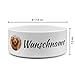 PhotoFancy® - Personalisierter Futternapf mit eigenem Foto und Namen oder Text Bedruckt - Für Hunde - Napf, Hundenapf, Wassernapf selbst gestalten - Design: Layout 2 - Variante: Groß 950 ml