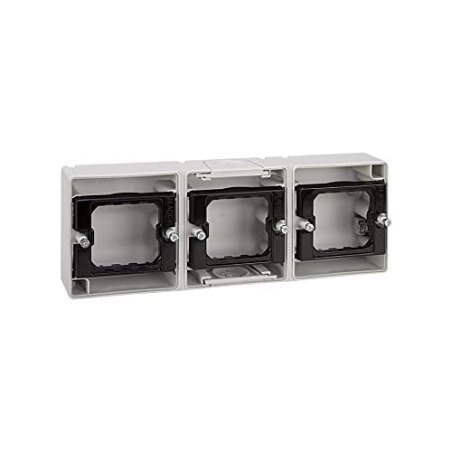 Boîtier étanche 3 postes horizontal pour aménager la cuisine d'été