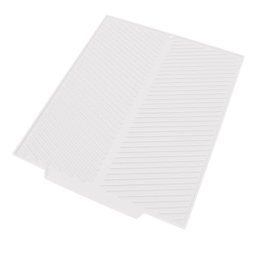 Estera de silicona para secar platos que evita charcos con su sistema de secado rápido 4