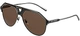 Talla 60/13/150 Dolce & Gabbana Gafas de Sol MIAMI DG 2257 Ruthenium/Brown 60/13/150 hombre